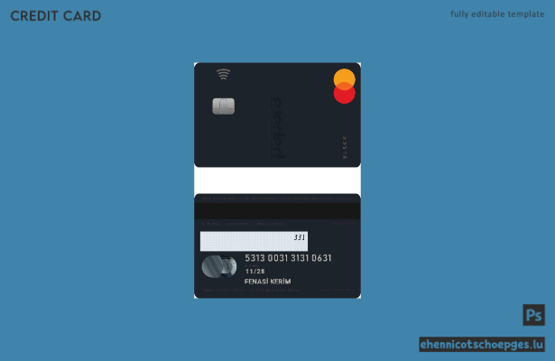 Türkei Papara MasterCard Beispielvorschau